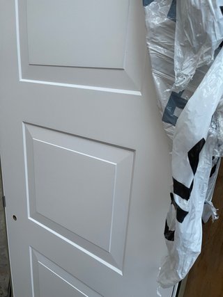 Puerta interior lacada blanca 72,5cm