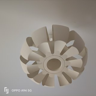 Lámpara colgante Ikea blanca