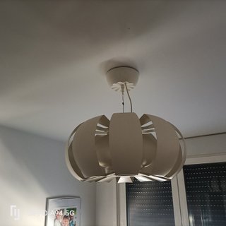 Lámpara colgante Ikea blanca