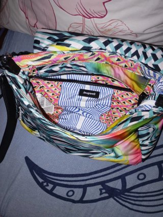 ( NUEVO ) DESIGUAL Bolso bandolera abstracto multi