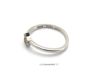 anillo plata 925mm con piedra con circonita