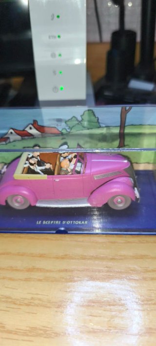 Coche Tintín El Cetro de Ottokar