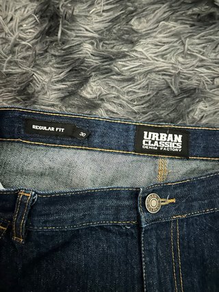Jeans Urban Classics Carpenter / Workwear blu