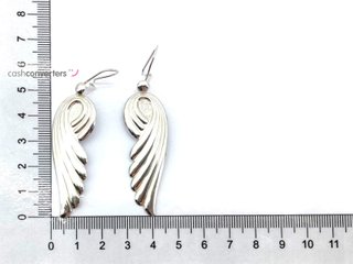 pendientes plata 925mm