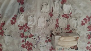 Pañales de tela rizo blancos