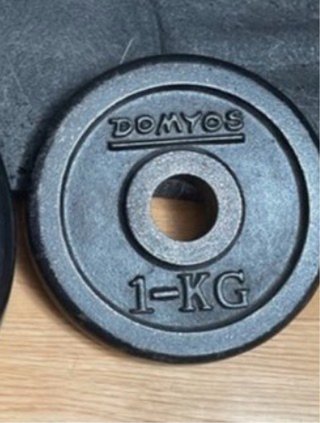 4 Discos de metal domyos 1 kilo
