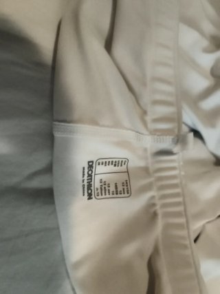 Falda de tenis Artengo niña blanca y verde