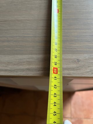 Cajonera blanca y madera