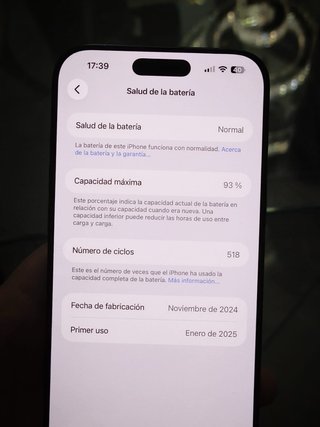 iPhone 16 Pro max 256GB Titanio