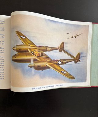 Libro Ilustrado de 1943 - Famosos Aviones y Vuelos