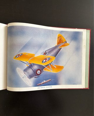 Libro Ilustrado de 1943 - Famosos Aviones y Vuelos