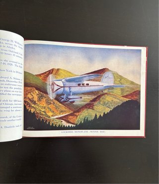 Libro Ilustrado de 1943 - Famosos Aviones y Vuelos