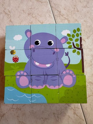 Puzzle de madera infantil animales