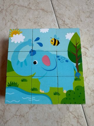 Puzzle de madera infantil animales