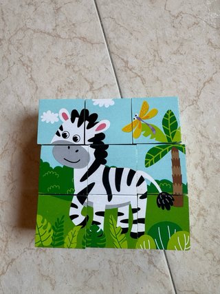 Puzzle de madera infantil animales