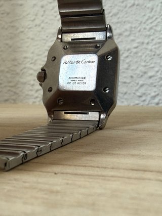 Cartier Santos Carreé Oro y Plata