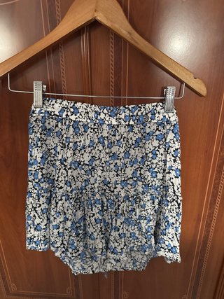 Falda pantalón Zara flores