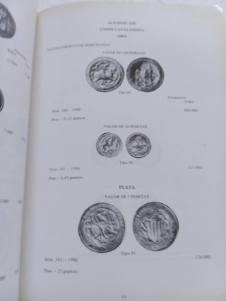 Libro Monedas Españolas 1868-1978