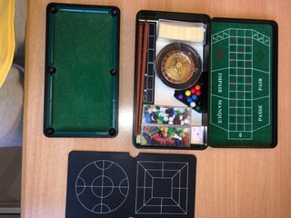 Juego de mesa Backgammon y Ajedrez