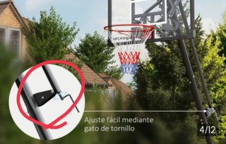 Canasta de Baloncesto Ajustable