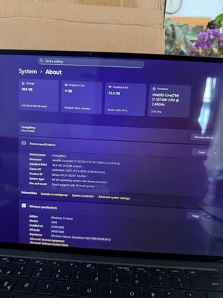 Portátil Dell XPS 15 9500 1TB SSD 32GB RAM i7-10750H 4k