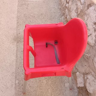 Trona roja para bebé