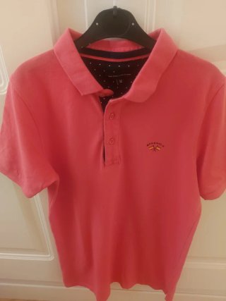 Polo spagnolo fucsia manga corta