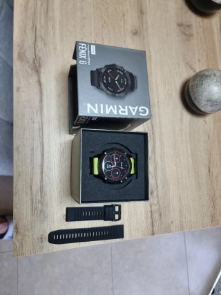 Garmin Fenix 6 Pro Sapphire Titanium Negro/Verde