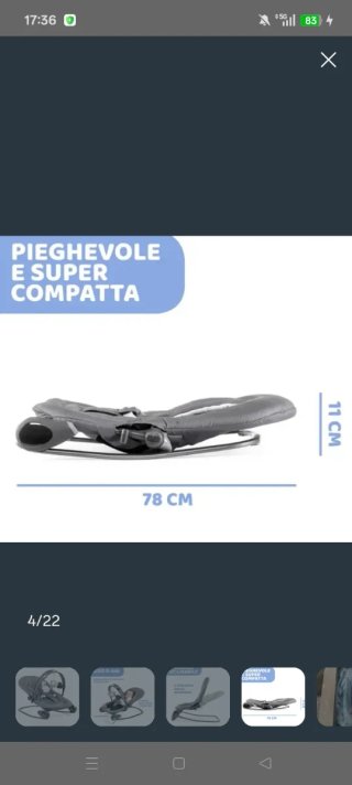 Hamaca marca Chicco 3 en 1