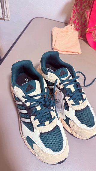 Adidas Cloudfoam Scarpe uomo Beige/Verde