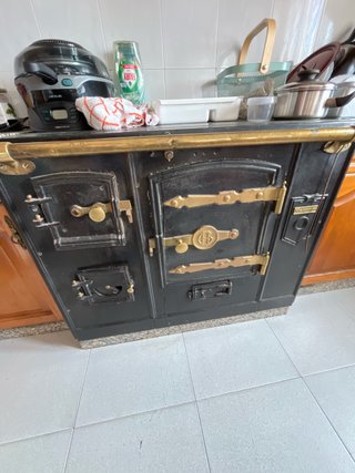 Cocina de leña antigua