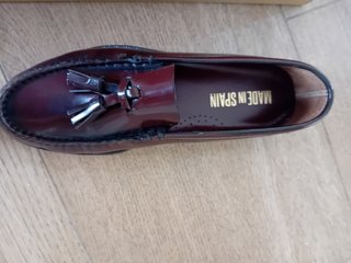 Castellanos niño mocasines borla piel