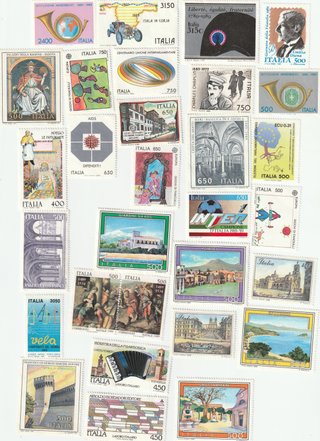 Lotto francobolli Italia