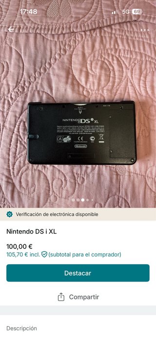 Nintendo DSi XL Azul