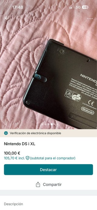 Nintendo DSi XL Azul