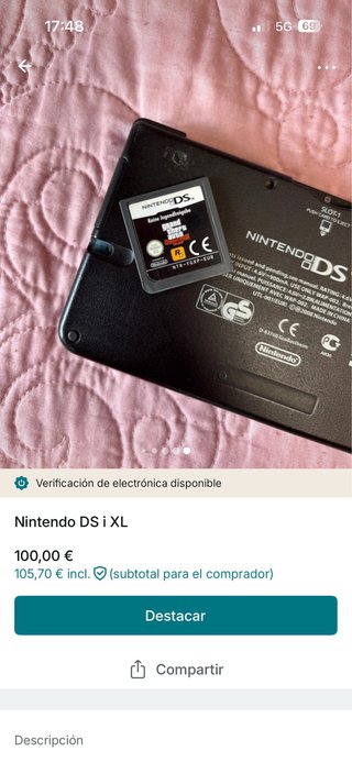 Nintendo DSi XL Azul