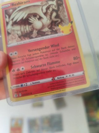 Carta Pokémon Reshiram Base 130 HP