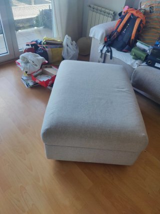 Reposapiés Ikea Vimle Gunnared Beige