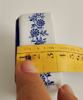 Portagioie Ker-Vitrex porcellana blu e bianco