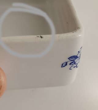 Portagioie Ker-Vitrex porcellana blu e bianco