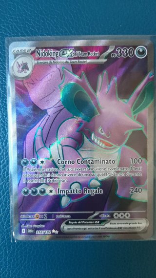 Pokemon Nidoking EX del Team Rocket 330 PS