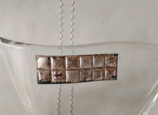 Ciotolina in vetro e argento