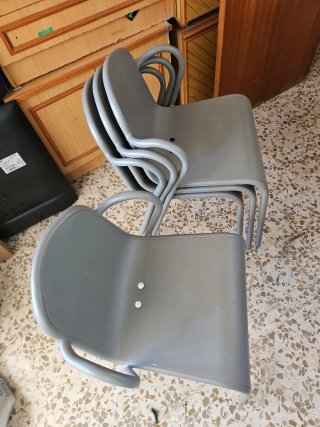 Silla Ikea aluminio ligera exterior