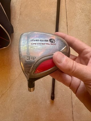 Set 1/2 Palos Golf Inesis ZURDO + Bolsa como nueva