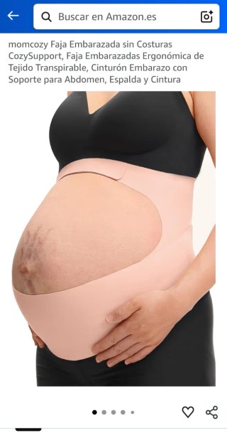 Faja Embarazo Momcozy XL Color Carne