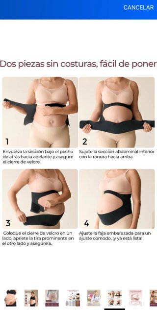 Faja Embarazo Momcozy XL Color Carne