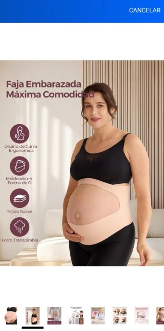 Faja Embarazo Momcozy XL Color Carne