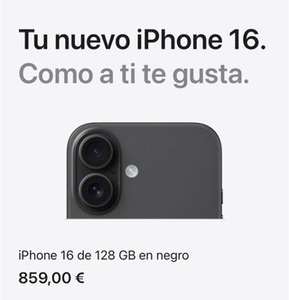 iPhone 16 - 100% Bateria 128GB Negro ^GARANTIA^