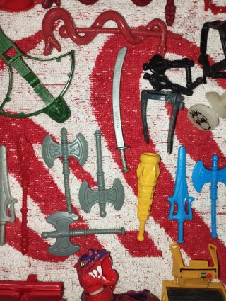 Accesorios masters del universo motu vintage
