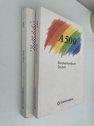 Manuales Amiga 500 y Amiga Basic (Alemán)